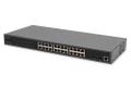 DIGITUS 24 Port L2 Managed Gigabit Ethernet Switch with PoE Injector 2 SFP Upload IN