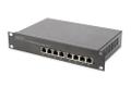 DIGITUS L2 managed Gigabit Ethernet PoE Switch 8-port PoE 10 inch 80W PoE budget IN