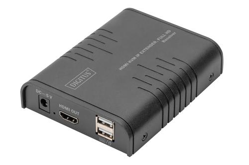 DIGITUS Ds-55530 1080P/ 60hz HDMI KVM IP Extender Receiver (DS-55530)