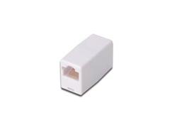 DIGITUS CAT 5E MODULAR COUPLER UNSHIELDED RJ45 TO RJ45 WHITE CABL (AT-A 8/8)