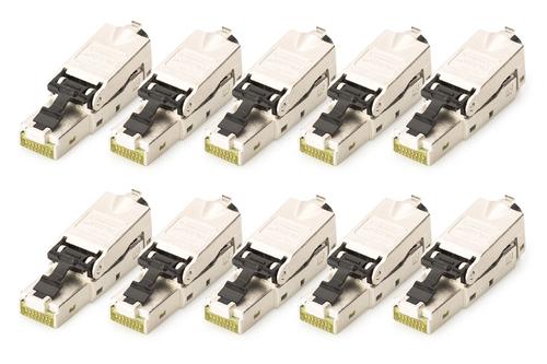 DIGITUS CAT 6A Field Termination Plug STP dust cap TIA 568-ABProfinet 10 pcs. NS (DN-93631-10)