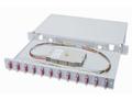 DIGITUS Fiber Optic Sliding Splice Box. 1U. Equipped 12x S