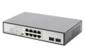 DIGITUS 8 Port Gigabit Switch 8xRJ45 (6xPoE)+ 2G SFP 180W Support 802.3 af/at/bt standard IN