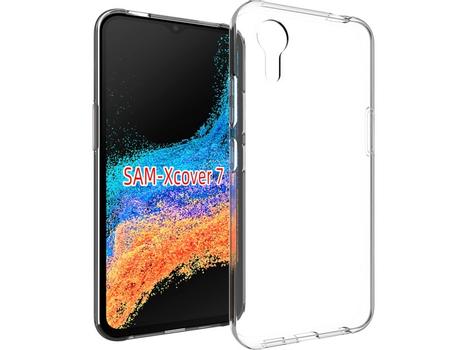 IIGLO Samsung XCover 7 Silikondeksel (gjennomsiktig) Ultratynt deksel i TPU-materiale (II-SAM-XC7-CASE)