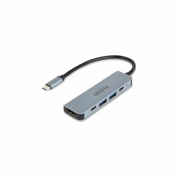 DICOTA USB-C 5-in-1 Video Hub 4K PD 100W (D32060)