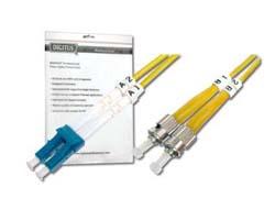 DIGITUS FO Cable 9/125µ. OS2. LC/ST. Yellow. 2.0m  (DK-2931-02)