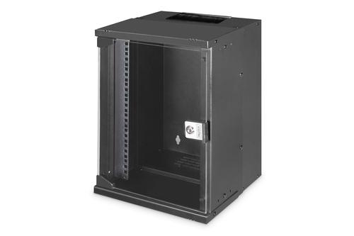 DIGITUS 10IN 9U wall mounting cabinet SOHO PRO 460 x 315 x 300 mm black IN (DN-49103)