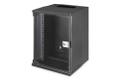 DIGITUS 10IN 9U wall mounting cabinet SOHO PRO 460 x 315 x 300 mm black IN