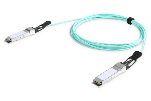 DIGITUS AOC QSFP+ 40 Gigabit Turkos 30M 30m QSFP+ QSFP+ (DN-81314)