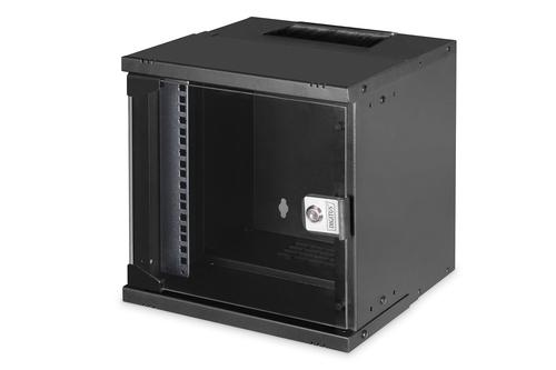 DIGITUS 10IN 6U wall mounting cabinet SOHO PRO 325 x 315 x 300 mm black IN (DN-49101)