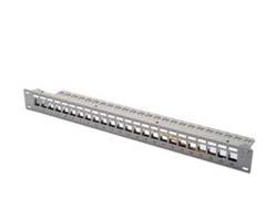 DIGITUS Modular PatchPanel. Shielded 24-port. blank. 1U.  (DN-91410)