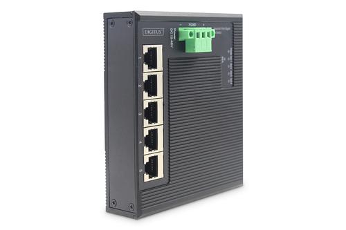 DIGITUS Industrie Gigabit Flat Switch, 5-Port (DN-651126)