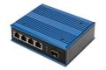 DIGITUS Industrial 4+1-Port Gigabit Ethernet PoE Switch Unmanaged. 4 RJ45 Ports 10/100/1000 Mbits