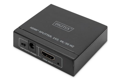 DIGITUS 4K HDMI Splitter. 1x2 4K/30Hz. black (DS-45340)