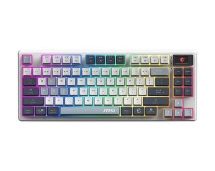 MSI FORGE GK600 TKL W SKY Gaming Keyboard Wireless (S11-43DEP01-HH9)