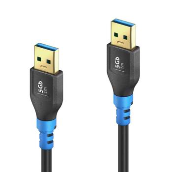 PURELINK | FlexInstall | USB-A - USB-A | 3.2 Gen 1 | 1m | Black (FI-U310-010)