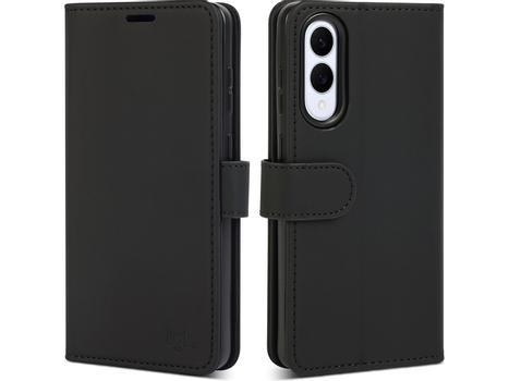 IIGLO Galaxy S25 Edge Lommebokdeksel Slim lommebokdeksel,  Smartview,  magnetisk lukking (II-S25EDGE-W)