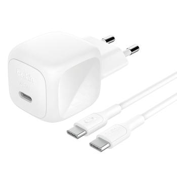 BELKIN Chargeur secteur USB-C cubic 45W (WCA013KQ1MWH-B6)