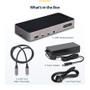 STARTECH USB-C Triple Monitor Docking Station HDMI/ DisplayPort 5-Port USB 3.2 Gen 2 Hub GbE 100W USB PD Universal Docking St (116E-USBC-DOCK)