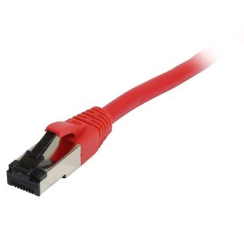 SYNERGY Patchkabel RJ45, CAT8.1 2000Mhz,  1,5m, rot, S-STP(S/ FTP),  TPE/ LSZH(SuperFlex),  AWG26, Synergy 21 (S218184)