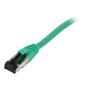 SYNERGY Patchkabel RJ45, CAT8.1 2000Mhz,  1,5m, grün, S-STP(S/FTP), TPE/LSZH(SuperFlex), AWG26, Synergy 21