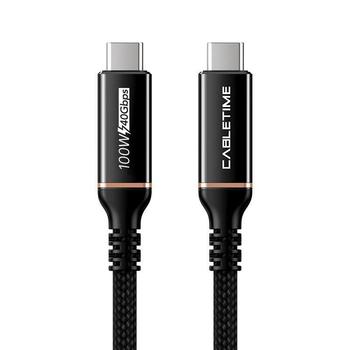 CABLETIME USB4 kabel, USB-C: Han -  (580340326)