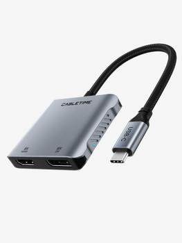CABLETIME 8K USB C Til HDMI DP HUB  (580340423)