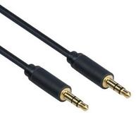 MERCODAN PRO Minijack 5,0m, ULTRA SOFT 3,5mm, skær, met kabel han:han