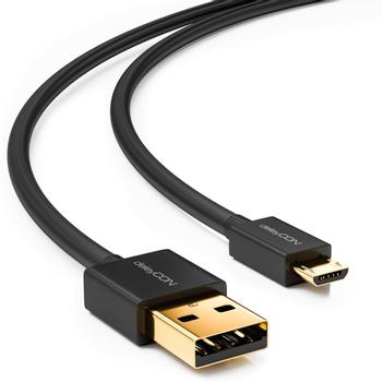 DELEYCON Micro USB to USB Kabel 2.0 -  (510051341)