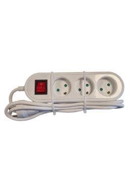 MERCODAN EL-stikdåse med 3 udtag (584420033)