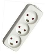 MERCODAN EL-stikdåse med 3 udtag 