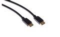 MERCODAN PRO Displayport 1,0m kabel ULTRA SOFT, V1, .2, 4K@60Hz, 18Gbps 4:4:4