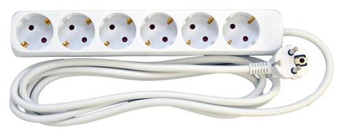 MERCODAN Schuko stikdåse med 6 udtag (584420021)