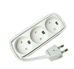 MERCODAN EL-stikdåse med 3 udtag  (980650)