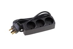 MERCODAN EL-stikdåse med 3 udtag 