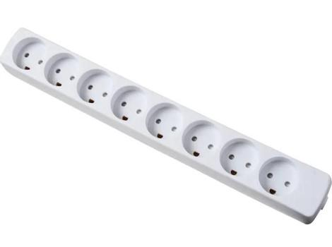 MERCODAN El-stikdåse 8 udtag m/jord (509790188)