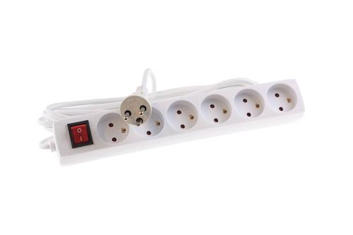 MERCODAN EL-stikdåse med 6 udtag  (982945)