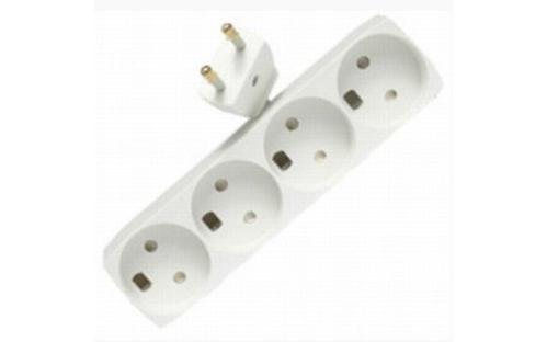 MERCODAN EL-stikdåse med 4 udtag med  (981550)