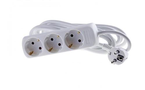 MERCODAN schuko stikdåse, 3 udtag,  (503800025)