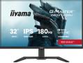 IIYAMA a G-MASTER Red Eagle GB3272QSU-B1 - LED monitor - 32" (31.5" viewable) - 2560 x 1440 WQHD @ 180 Hz - IPS - 400 cd/m² - 1000:1 - HDR10 - 0.5 ms - 2xHDMI, 2xDisplayPort - speakers - matte black