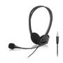 ACT Bedraad Headset Over het hoofd Nee Met microfoon Stereo Zwart