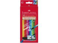 FABER-CASTELL Fargeblyant FABER-CASTELL ass. (12)