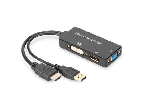 ASSMANN Electronic HDMI til Displayport,  DVI, (504640685)