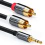 DELEYCON Audio Cable - 3,5mm male to 
