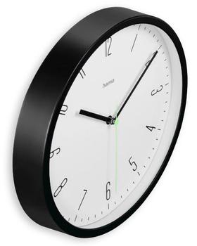 HAMA capri wall clock 25cm    black (185882)