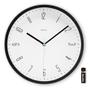 HAMA capri wall clock 25cm    black (185882)