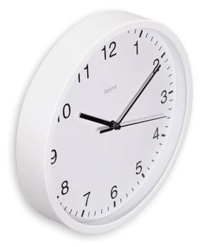 HAMA elba wall clock 25cm     white (185864)