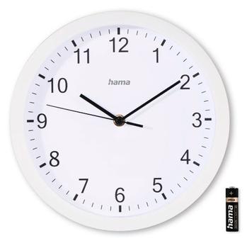 HAMA elba wall clock 25cm     white (185864)