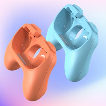 Oniverse Nintendo Switch 2 ergonomiske grep (2-pakning) 2 ergonomiske Joy-Con-grep,  bedre komfort og kontroll, oransje og blå (ONIJHD-SWI2-OB)