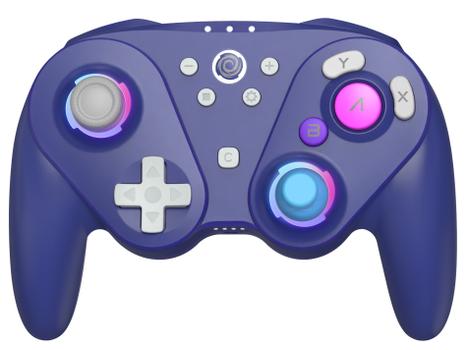Oniverse Foenix Nintendo Switch 2 trådløs kontroller (fiolett) Hall-effekt-joysticker,  justerbar vibrasjon,  bakre makroknapper,  wifi-dongle,  bluetooth (ONICTR3-SWI2-PRPL)